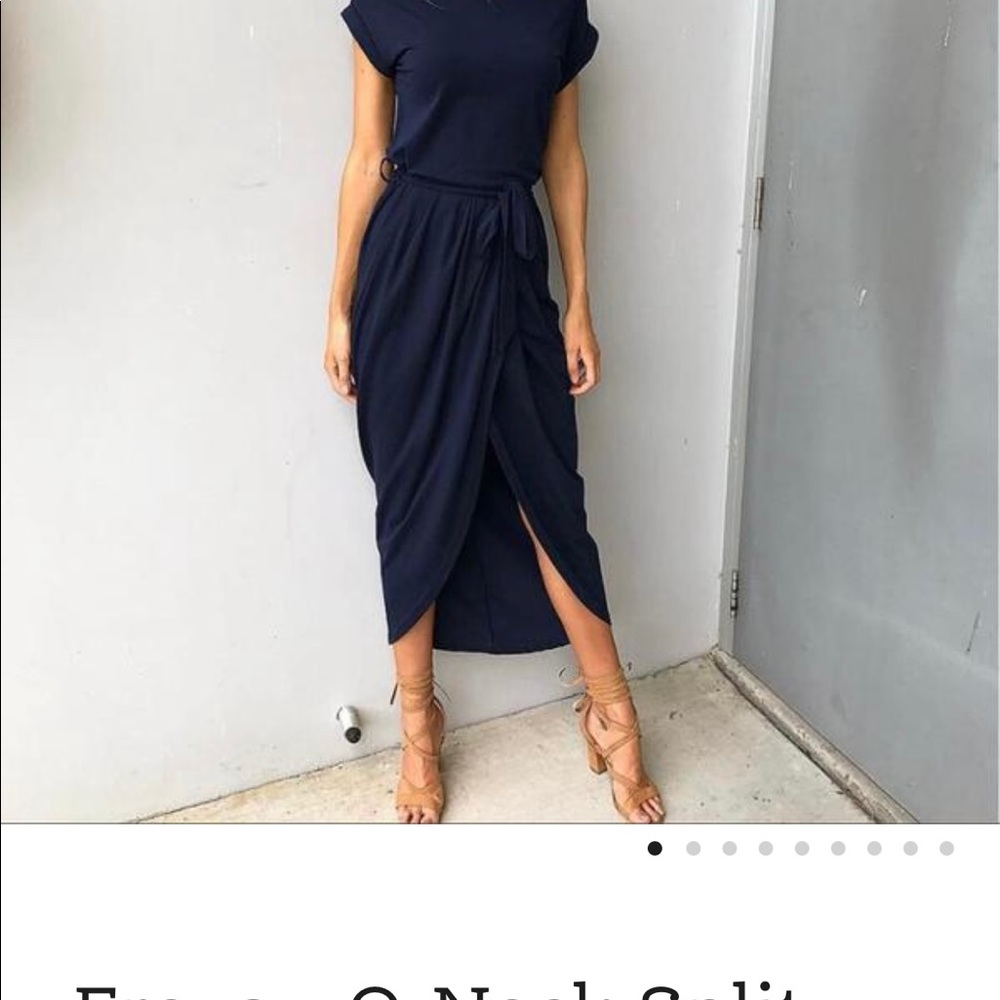 Fray Navy Blue Dress